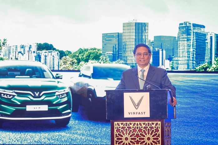 Thủ tướng dự sự kiện trưng bày và giới thiệu xe Vinfast tại UAE- Ảnh 3. Thủ tướng dự sự kiện trưng bày và giới thiệu xe Vinfast tại UAE- Ảnh 3.
