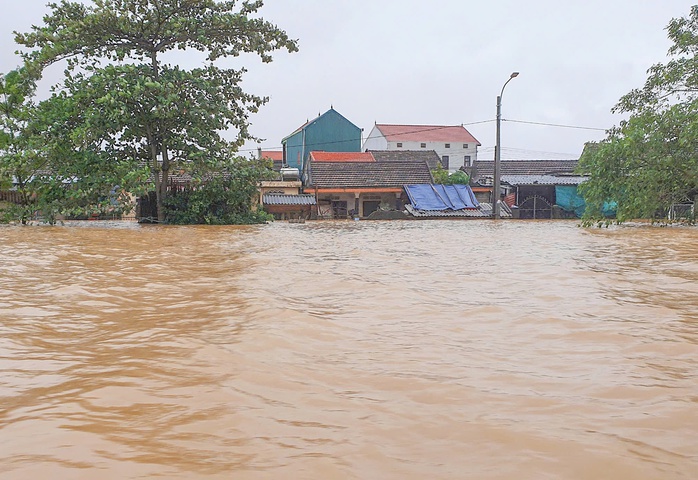 Hàng loạt trụ sở, trường học ở Quảng Bình chìm trong biển nước- Ảnh 14. Hàng loạt trụ sở, trường học ở Quảng Bình chìm trong biển nước- Ảnh 14.