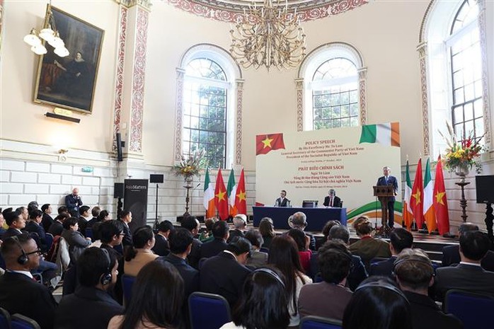 Tổng Bí thư, Chủ tịch nước Tô Lâm: Tầm nhìn về kỷ nguyên mới trong quan hệ Việt Nam - Ireland- Ảnh 4. Tổng Bí thư, Chủ tịch nước Tô Lâm: Tầm nhìn về kỷ nguyên mới trong quan hệ Việt Nam - Ireland- Ảnh 4.