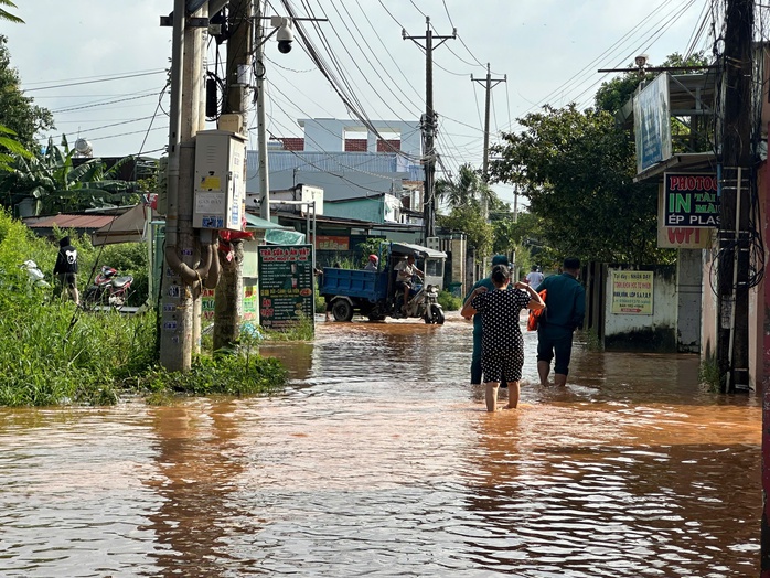 Vì sao hàng trăm hộ dân ở TP Biên Hòa ngập trong "biển nước"?- Ảnh 2. Vì sao hàng trăm hộ dân ở TP Biên Hòa ngập trong "biển nước"?- Ảnh 2.