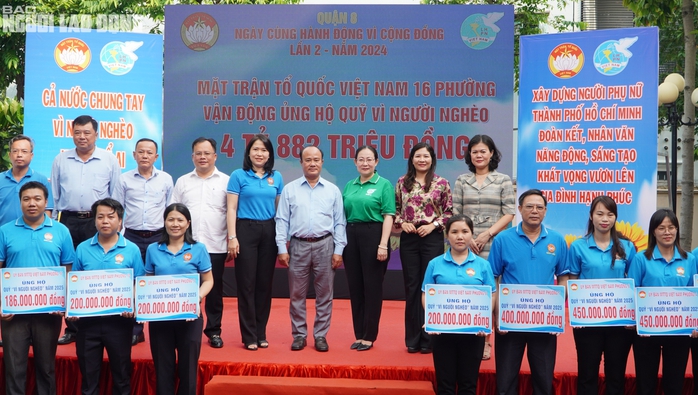 Một buổi sáng ngập tràn niềm vui ở quận 8 - TP HCM- Ảnh 1. Một buổi sáng ngập tràn niềm vui ở quận 8 - TP HCM- Ảnh 1.