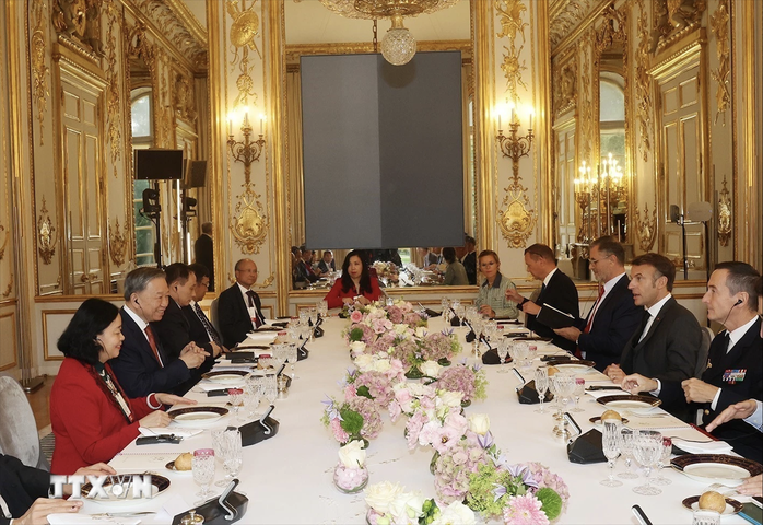 Tổng Bí thư, Chủ tịch nước Tô Lâm hội đàm với Tổng thống Pháp Emmanuel Macron- Ảnh 2. Tổng Bí thư, Chủ tịch nước Tô Lâm hội đàm với Tổng thống Pháp Emmanuel Macron- Ảnh 2.
