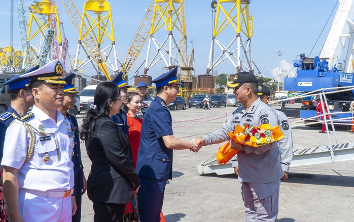 Tàu Cảnh sát biển Indonesia cập cảng ở Vũng Tàu- Ảnh 2. Tàu Cảnh sát biển Indonesia cập cảng ở Vũng Tàu- Ảnh 2.