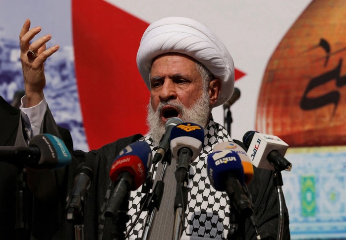Phó thủ lĩnh Hezbollah Naim Qassem. Ảnh: Reuters Phó thủ lĩnh Hezbollah Naim Qassem. Ảnh: Reuters