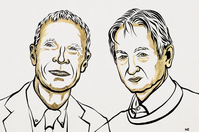 Nobel Vật lý 2024 vinh danh 2 nhà nghiên cứu mạng thần kinh nhân tạo- Ảnh 1. Nobel Vật lý 2024 vinh danh 2 nhà nghiên cứu mạng thần kinh nhân tạo- Ảnh 1.