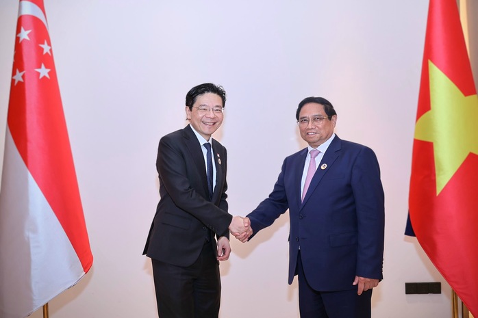 Thủ tướng Việt Nam - Singapore họp thường niên lần đầu tiên- Ảnh 1. Thủ tướng Việt Nam - Singapore họp thường niên lần đầu tiên- Ảnh 1.