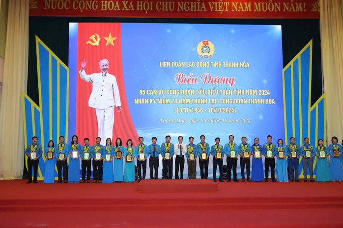 Thanh Hóa: Biểu dương 95 cán bộ Công đoàn tiêu biểu- Ảnh 15. Thanh Hóa: Biểu dương 95 cán bộ Công đoàn tiêu biểu- Ảnh 15.