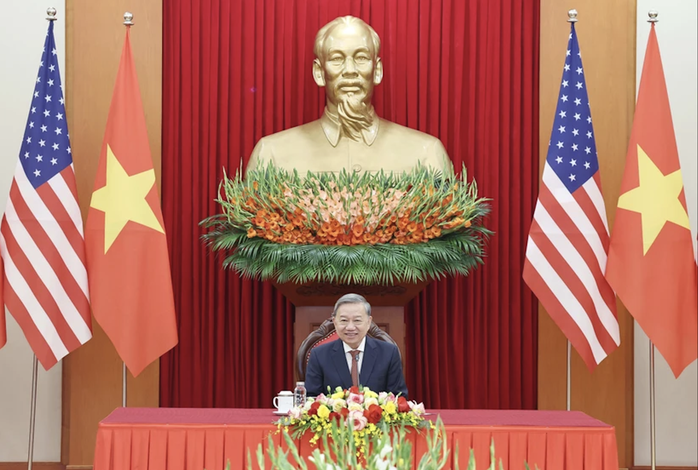 Tổng Bí thư Tô Lâm điện đàm với Tổng thống đắc cử Donald Trump- Ảnh 1. Tổng Bí thư Tô Lâm điện đàm với Tổng thống đắc cử Donald Trump- Ảnh 1.