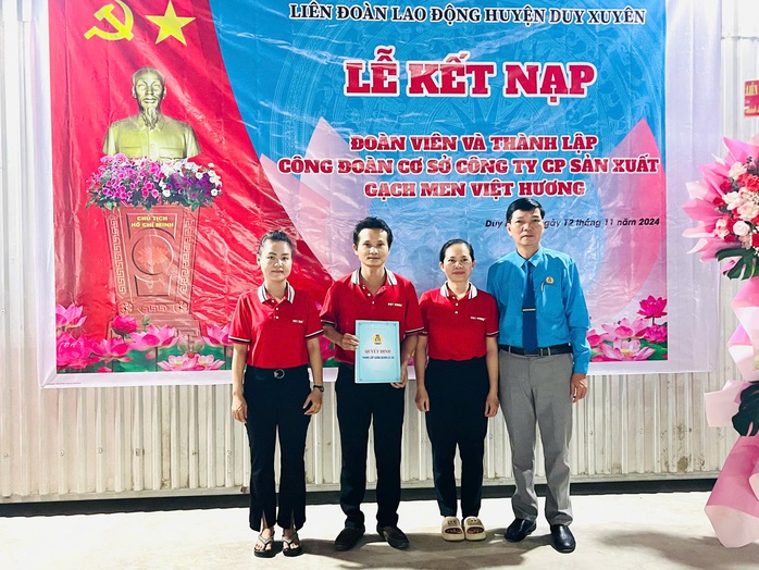 LĐLĐ Duy Xuyên làm tốt công tác phát triển đoàn viên- Ảnh 1. LĐLĐ Duy Xuyên làm tốt công tác phát triển đoàn viên- Ảnh 1.