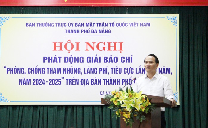 Đà Nẵng phát động Giải báo chí phòng, chống tham nhũng, lãng phí, tiêu cực- Ảnh 1. Đà Nẵng phát động Giải báo chí phòng, chống tham nhũng, lãng phí, tiêu cực- Ảnh 1.