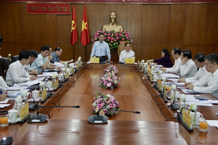 Phó Thủ tướng Trần Hồng Hà làm việc với Ban Thường vụ Tỉnh ủy Bà Rịa - Vũng Tàu - Ảnh 1. Phó Thủ tướng Trần Hồng Hà làm việc với Ban Thường vụ Tỉnh ủy Bà Rịa - Vũng Tàu - Ảnh 1.