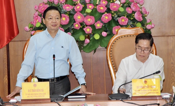 Phó Thủ tướng Trần Hồng Hà làm việc với Ban Thường vụ Tỉnh ủy Bà Rịa - Vũng Tàu - Ảnh 2. Phó Thủ tướng Trần Hồng Hà làm việc với Ban Thường vụ Tỉnh ủy Bà Rịa - Vũng Tàu - Ảnh 2.