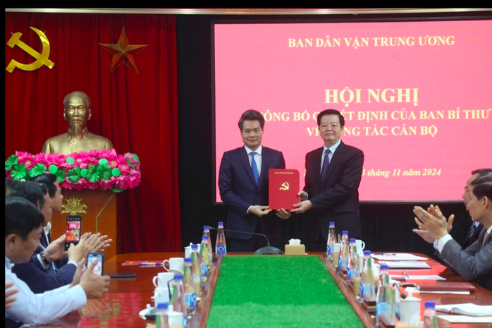 Trưởng Ban Nội Chính Thành ủy Hà Nội làm Phó Trưởng Ban Dân vận Trung ương- Ảnh 1. Trưởng Ban Nội Chính Thành ủy Hà Nội làm Phó Trưởng Ban Dân vận Trung ương- Ảnh 1.
