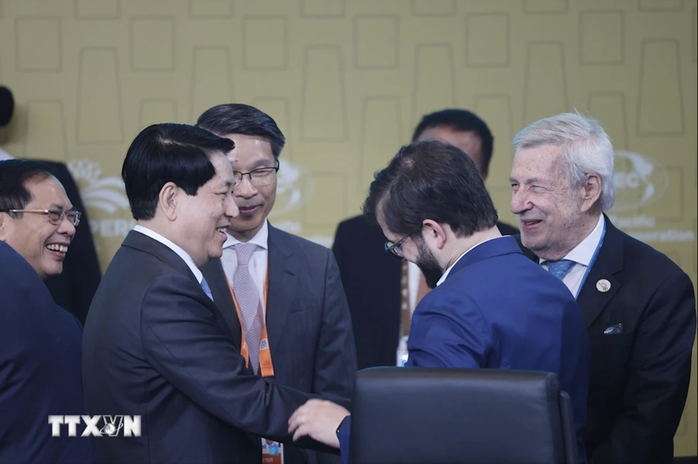 Chủ tịch nước Lương Cường dự Đối thoại giữa các nhà lãnh đạo APEC- Ảnh 8.