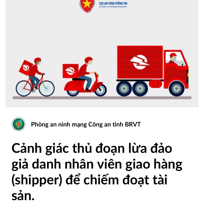 Nhận cuộc gọi của shipper, một phụ nữ bị mất 145 triệu đồng- Ảnh 1. Nhận cuộc gọi của shipper, một phụ nữ bị mất 145 triệu đồng- Ảnh 1.