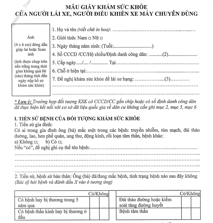 Tiêu chuẩn sức khỏe người lái xe Bộ Y tế vừa ban hành có gì mới?- Ảnh 1. Tiêu chuẩn sức khỏe người lái xe Bộ Y tế vừa ban hành có gì mới?- Ảnh 1.
