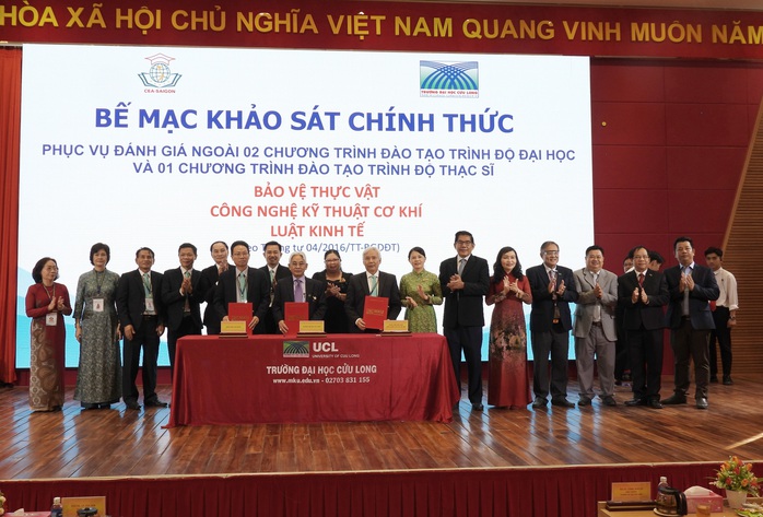 Trường ĐH Cửu Long có 13 chương trình đào tạo đạt chuẩn kiểm định chất lượng- Ảnh 3. Trường ĐH Cửu Long có 13 chương trình đào tạo đạt chuẩn kiểm định chất lượng- Ảnh 3.