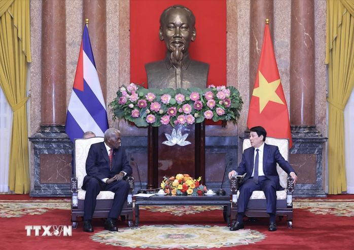 Chủ tịch nước Lương Cường tiếp Chủ tịch Quốc hội Cuba- Ảnh 5. Chủ tịch nước Lương Cường tiếp Chủ tịch Quốc hội Cuba- Ảnh 5.