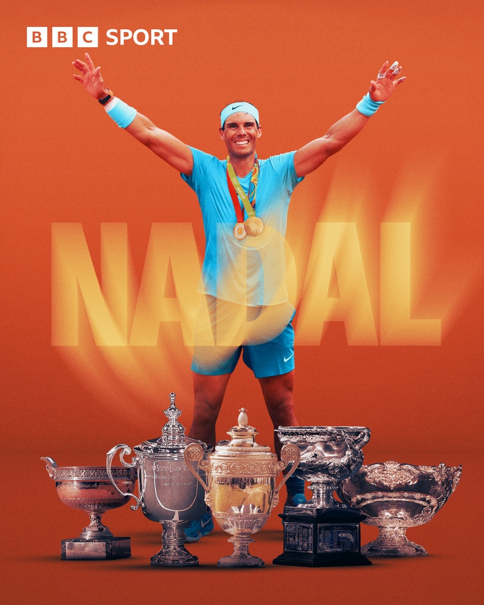 Nadal: "Di sản quan trọng nhất 20 năm là mọi người đều có ký ức đẹp về tôi"- Ảnh 1. Nadal: "Di sản quan trọng nhất 20 năm là mọi người đều có ký ức đẹp về tôi"- Ảnh 1.