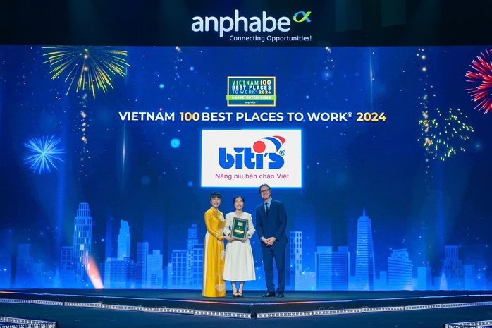 Biti's tự hào 5 năm liên tiếp đạt “Top 100 nơi làm việc tốt nhất Việt Nam”- Ảnh 1. Biti's tự hào 5 năm liên tiếp đạt “Top 100 nơi làm việc tốt nhất Việt Nam”- Ảnh 1.