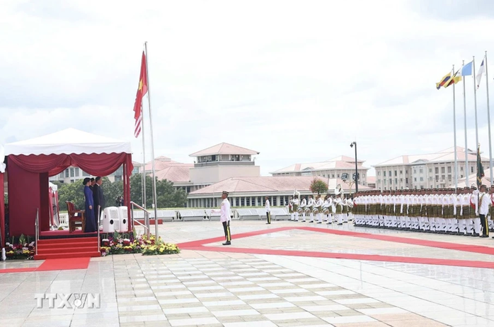 Lễ đón trọng thể Tổng Bí thư Tô Lâm và phu nhân thăm chính thức Malaysia- Ảnh 3. Lễ đón trọng thể Tổng Bí thư Tô Lâm và phu nhân thăm chính thức Malaysia- Ảnh 3.