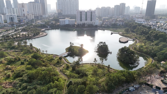 Cận cảnh công viên bỏ hoang nhiều năm, nơi Chủ tịch Hà Nội "lệnh" bắn pháo hoa Tết 2025- Ảnh 1. Cận cảnh công viên bỏ hoang nhiều năm, nơi Chủ tịch Hà Nội "lệnh" bắn pháo hoa Tết 2025- Ảnh 1.