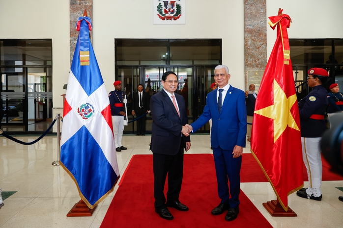 Thủ tướng hội kiến Chủ tịch Thượng viện và Hạ viện Dominica- Ảnh 1. Thủ tướng hội kiến Chủ tịch Thượng viện và Hạ viện Dominica- Ảnh 1.