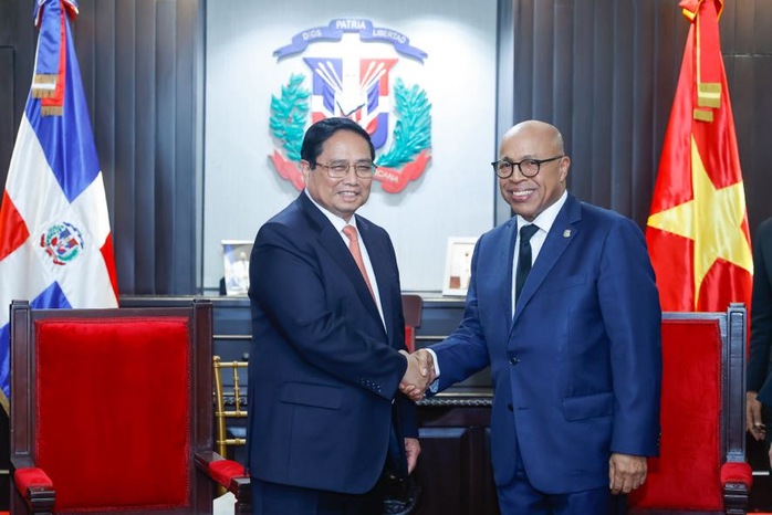 Thủ tướng hội kiến Chủ tịch Thượng viện và Hạ viện Dominica- Ảnh 2. Thủ tướng hội kiến Chủ tịch Thượng viện và Hạ viện Dominica- Ảnh 2.