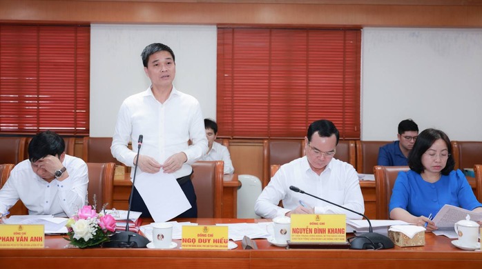 Ban Dân vận Trung ương làm việc với Đảng đoàn Tổng LĐLĐ Việt Nam- Ảnh 2. Ban Dân vận Trung ương làm việc với Đảng đoàn Tổng LĐLĐ Việt Nam- Ảnh 2.