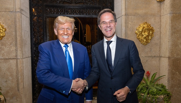 Lãnh đạo NATO và ông Trump. Ảnh: NATO. int Lãnh đạo NATO và ông Trump. Ảnh: NATO. int