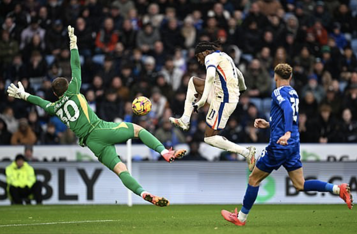 HLV Maresca gieo sầu đội bóng cũ, Chelsea thắng Leicester giữ vững Top 3- Ảnh 1. HLV Maresca gieo sầu đội bóng cũ, Chelsea thắng Leicester giữ vững Top 3- Ảnh 1.