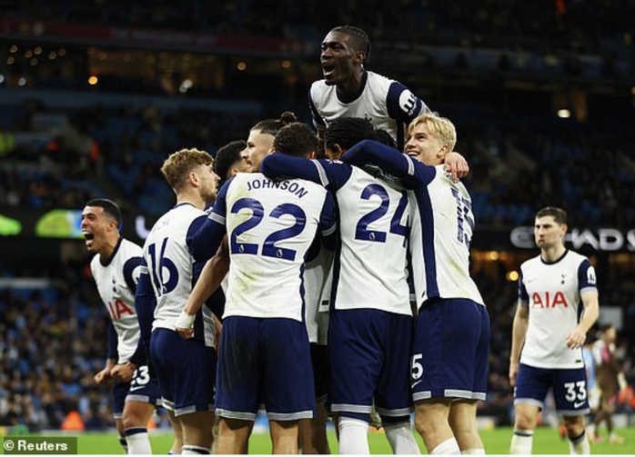 Tottenham giật sập "pháo đài" Etihad, Man City thua trận thứ 5 liên tiếp- Ảnh 6. Tottenham giật sập "pháo đài" Etihad, Man City thua trận thứ 5 liên tiếp- Ảnh 6.