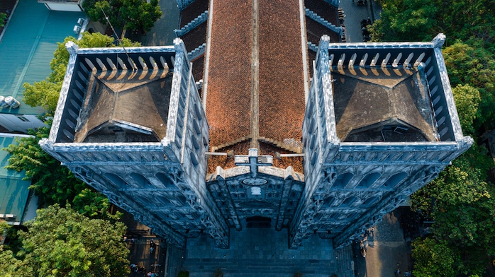 Ngắm những công trình văn hóa, lịch sử của quận Hoàn Kiếm từ trên cao- Ảnh 12. Ngắm những công trình văn hóa, lịch sử của quận Hoàn Kiếm từ trên cao- Ảnh 12.