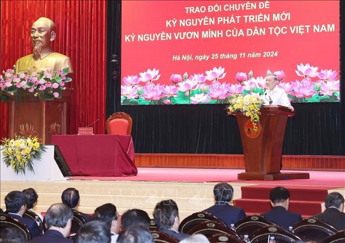 Tổng Bí thư Tô Lâm: Thời điểm bắt đầu kỷ nguyên mới là Đại hội XIV của Đảng- Ảnh 1. Tổng Bí thư Tô Lâm: Thời điểm bắt đầu kỷ nguyên mới là Đại hội XIV của Đảng- Ảnh 1.