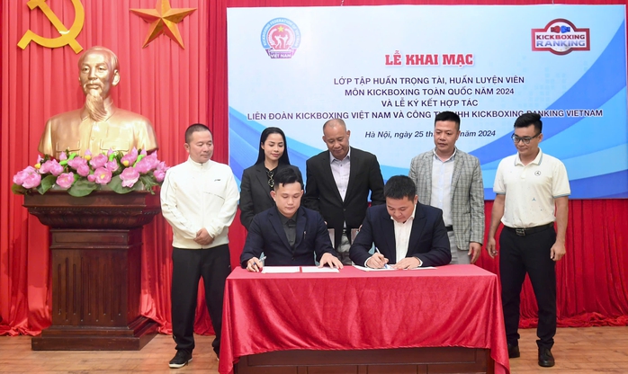 Liên đoàn Kickboxing Việt Nam ký kết thỏa thuận hợp tác với Kickboxing Ranking Vietnam- Ảnh 1. Liên đoàn Kickboxing Việt Nam ký kết thỏa thuận hợp tác với Kickboxing Ranking Vietnam- Ảnh 1.