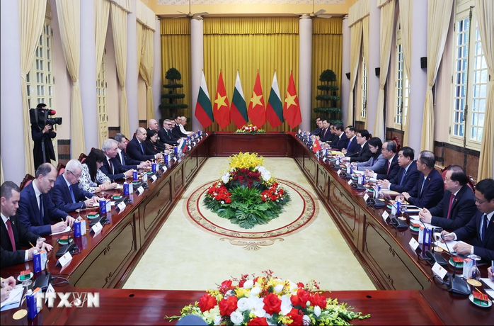 Chủ tịch nước Lương Cường hội đàm với Tổng thống Bulgaria- Ảnh 2. Chủ tịch nước Lương Cường hội đàm với Tổng thống Bulgaria- Ảnh 2.