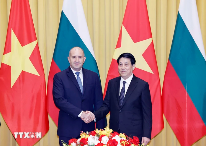 Chủ tịch nước Lương Cường hội đàm với Tổng thống Bulgaria- Ảnh 1. Chủ tịch nước Lương Cường hội đàm với Tổng thống Bulgaria- Ảnh 1.