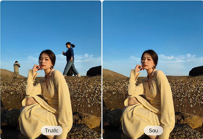 Tính năng xóa vật thể bằng AI trên smartphone tầm trung. Ảnh: OPPO Tính năng xóa vật thể bằng AI trên smartphone tầm trung. Ảnh: OPPO