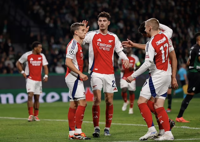 Man City đánh rơi chiến thắng không tưởng, Arsenal thắng tưng bừng ở Lisbon- Ảnh 2. Man City đánh rơi chiến thắng không tưởng, Arsenal thắng tưng bừng ở Lisbon- Ảnh 2.