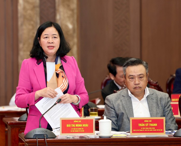 Hình ảnh Tổng Bí thư Tô Lâm làm việc với Ban Thường vụ Thành ủy Hà Nội- Ảnh 4. Hình ảnh Tổng Bí thư Tô Lâm làm việc với Ban Thường vụ Thành ủy Hà Nội- Ảnh 4.