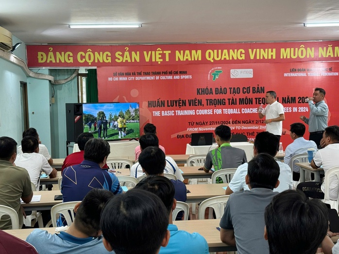 TP HCM mở lớp đào tạo HLV, trọng tài môn Teqball- Ảnh 2. TP HCM mở lớp đào tạo HLV, trọng tài môn Teqball- Ảnh 2.