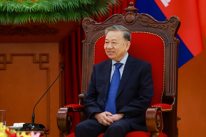 Tổng Bí thư Tô Lâm hội kiến Quốc vương Campuchia Norodom Sihamoni- Ảnh 4. Tổng Bí thư Tô Lâm hội kiến Quốc vương Campuchia Norodom Sihamoni- Ảnh 4.