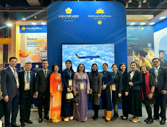 Saigontourist Group, Vietnam Airlines tiên phong tăng cường kết nối thị trường Châu Âu- Ảnh 1. Saigontourist Group, Vietnam Airlines tiên phong tăng cường kết nối thị trường Châu Âu- Ảnh 1.