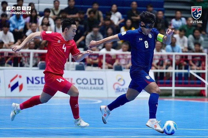 Thắng Thái Lan, futsal Việt Nam vào bán kết Đông Nam Á với ngôi đầu bảng- Ảnh 1. Thắng Thái Lan, futsal Việt Nam vào bán kết Đông Nam Á với ngôi đầu bảng- Ảnh 1.