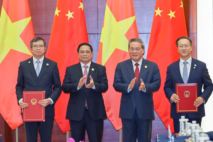 Thủ tướng Phạm Minh Chính hội đàm Thủ tướng Trung Quốc Lý Cường- Ảnh 7. Thủ tướng Phạm Minh Chính hội đàm Thủ tướng Trung Quốc Lý Cường- Ảnh 7.