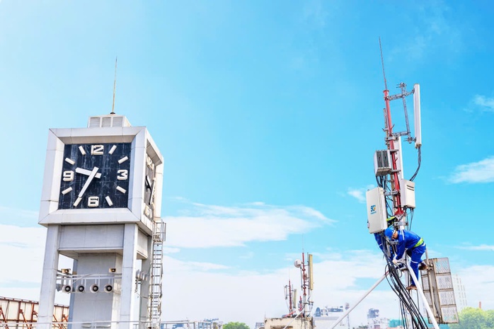 VinaPhone lắp trạm 5G tại nhiều khu vực trên cả nước VinaPhone lắp trạm 5G tại nhiều khu vực trên cả nước