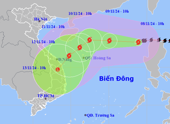 Ba sân bay chịu ảnh hưởng trực tiếp của bão Yinxing- Ảnh 1. Ba sân bay chịu ảnh hưởng trực tiếp của bão Yinxing- Ảnh 1.