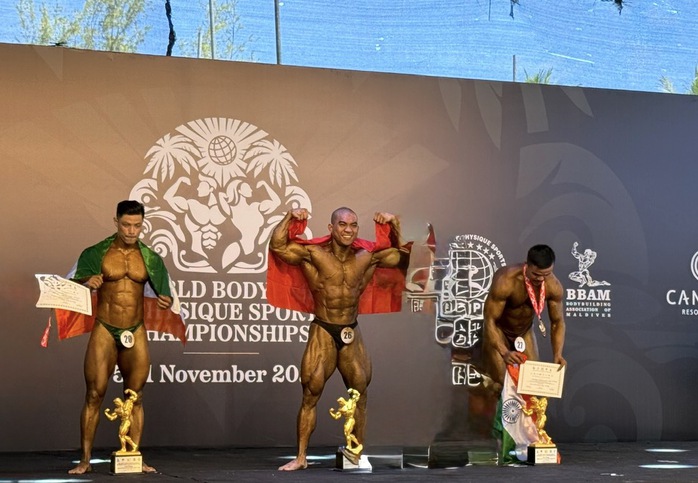 Thể hình Việt Nam giành 4 ngôi vô địch thế giới- Ảnh 1. Thể hình Việt Nam giành 4 ngôi vô địch thế giới- Ảnh 1.