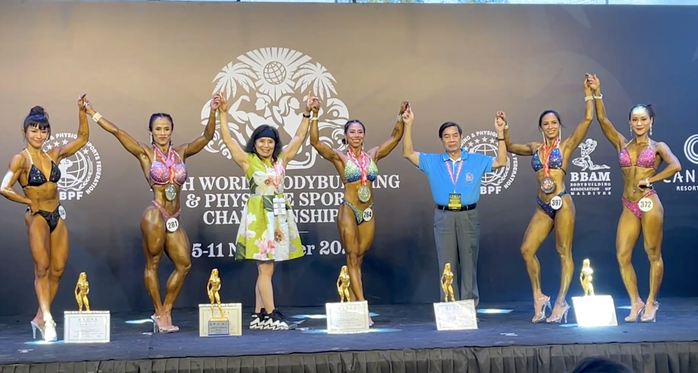 Thể hình Việt Nam giành 4 ngôi vô địch thế giới- Ảnh 3. Thể hình Việt Nam giành 4 ngôi vô địch thế giới- Ảnh 3.