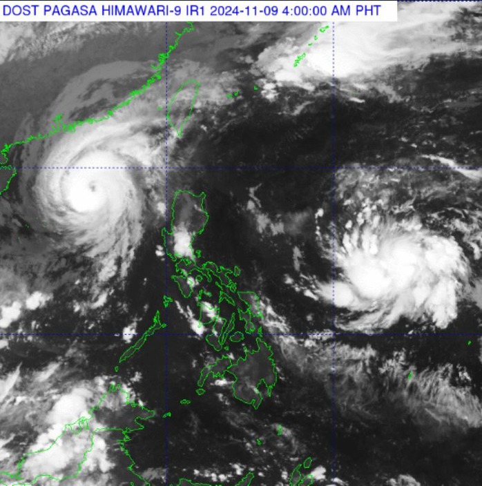 Philippines cảnh báo bão mới ngay sau bão Yinxing- Ảnh 1. Philippines cảnh báo bão mới ngay sau bão Yinxing- Ảnh 1.